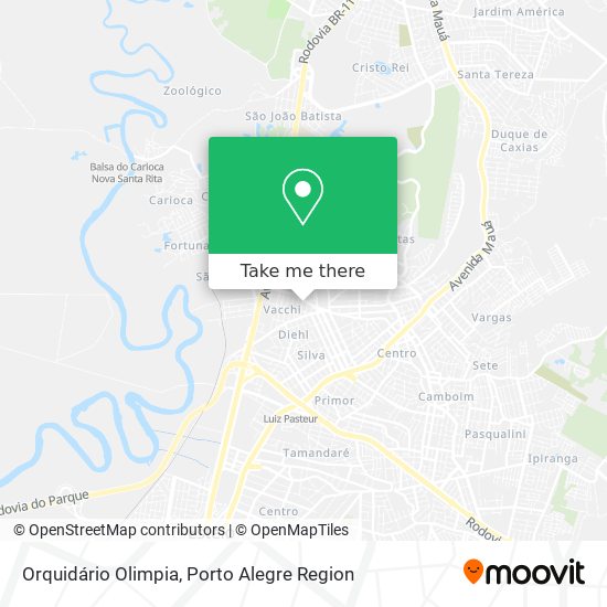 Orquidário Olimpia map