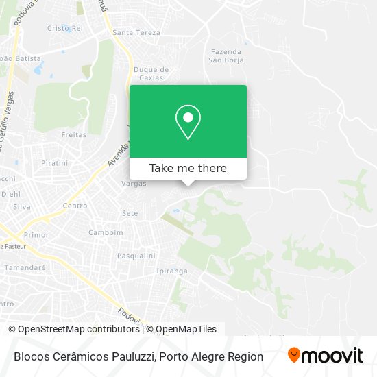 Blocos Cerâmicos Pauluzzi map