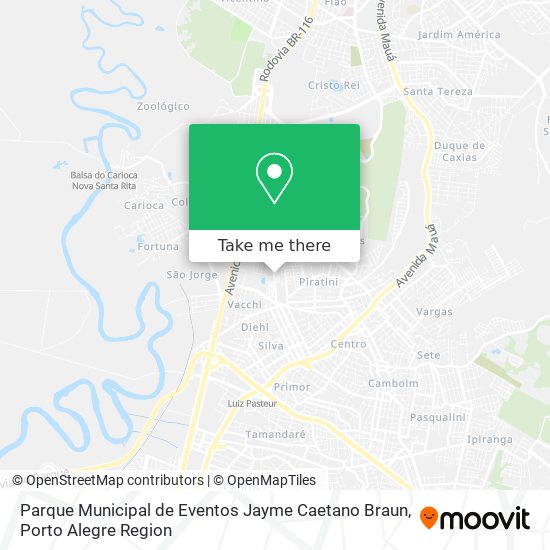 Parque Municipal de Eventos Jayme Caetano Braun map