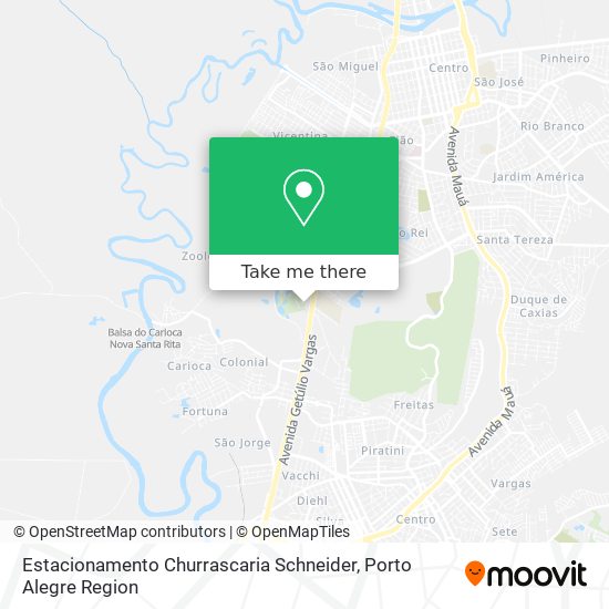 Estacionamento Churrascaria Schneider map