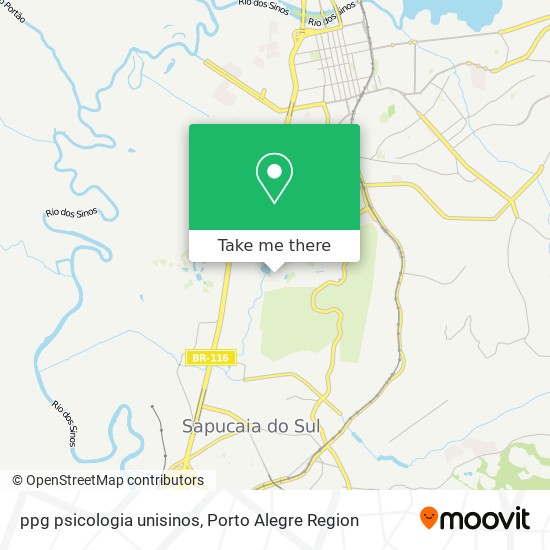 ppg psicologia unisinos map