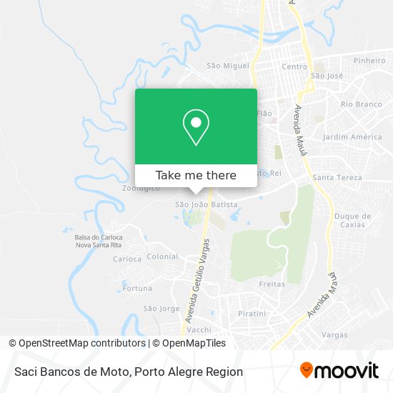 Saci Bancos de Moto map