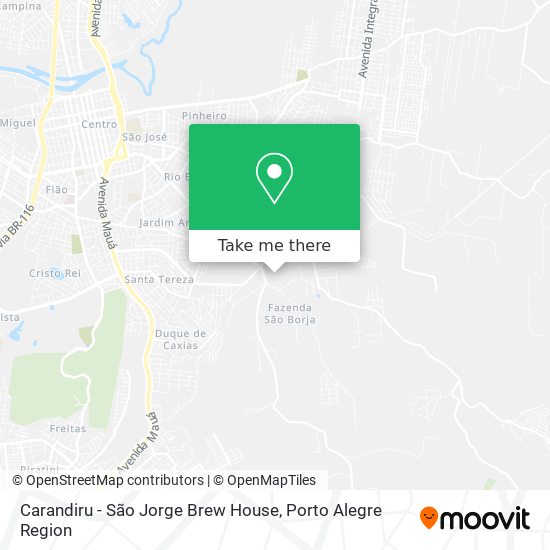 Carandiru - São Jorge Brew House map