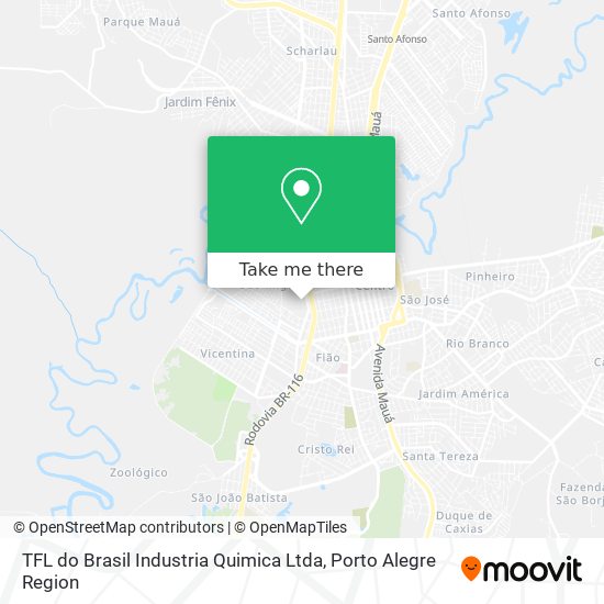 TFL do Brasil Industria Quimica Ltda map