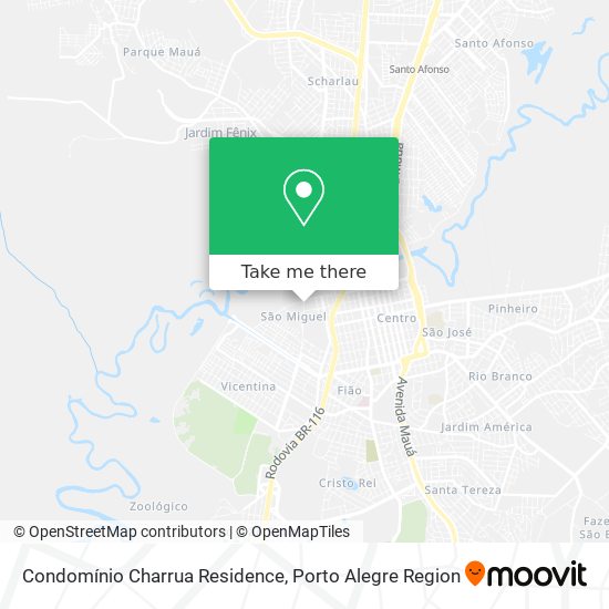 Condomínio Charrua Residence map