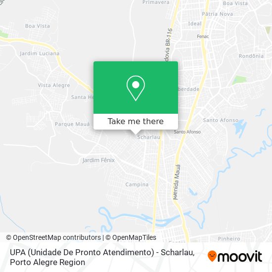 UPA (Unidade De Pronto Atendimento) - Scharlau map