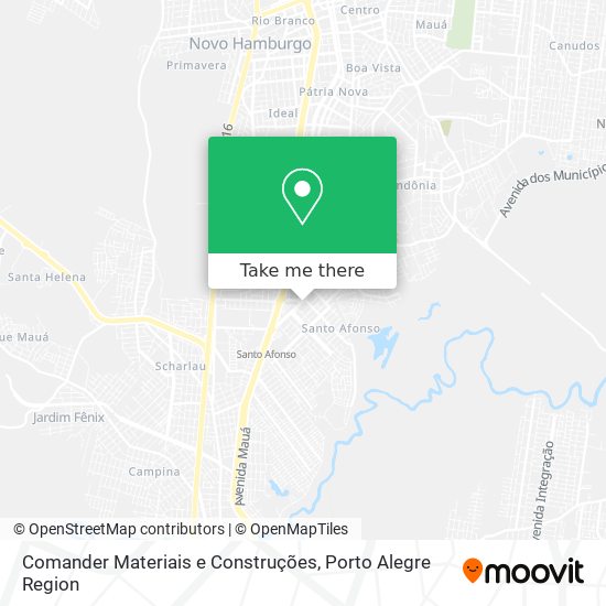 Comander Materiais e Construções map