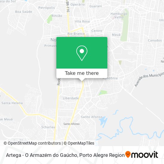 Artega - O Armazém do Gaúcho map