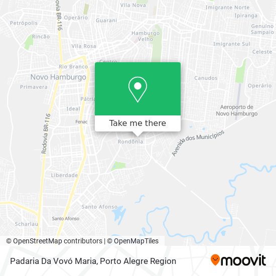 Padaria Da Vovó Maria map