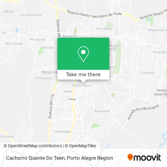Cachorro Quente Do Teen map