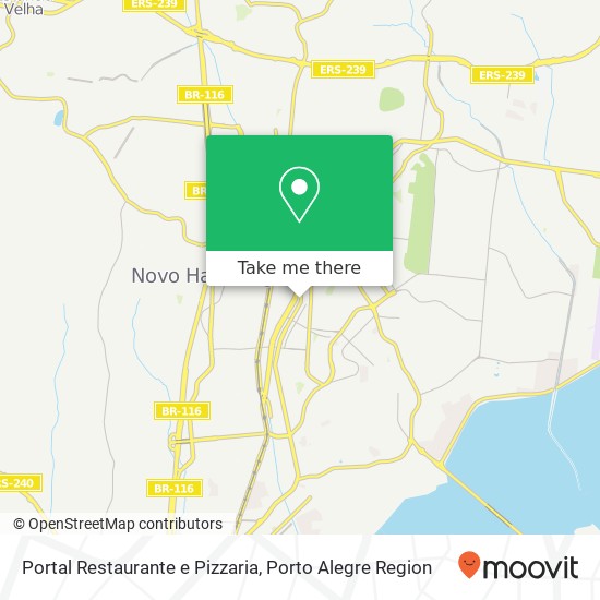Mapa Portal Restaurante e Pizzaria