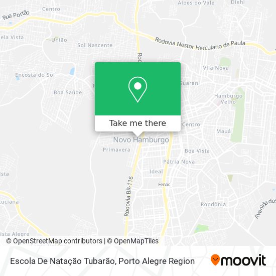 Escola De Natação Tubarão map