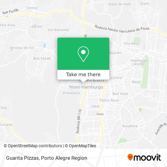 Mapa Guarita Pizzas