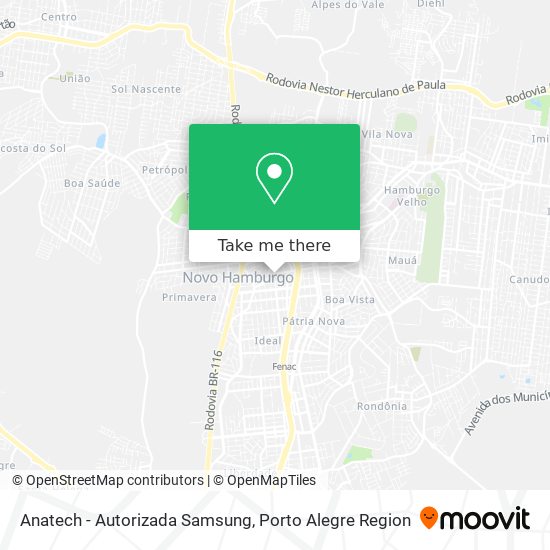 Mapa Anatech - Autorizada Samsung