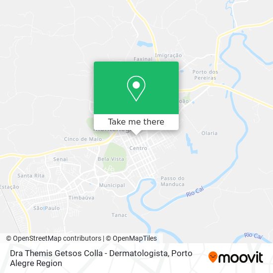 Mapa Dra Themis Getsos Colla - Dermatologista