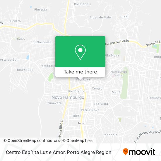 Centro Espírita Luz e Amor map