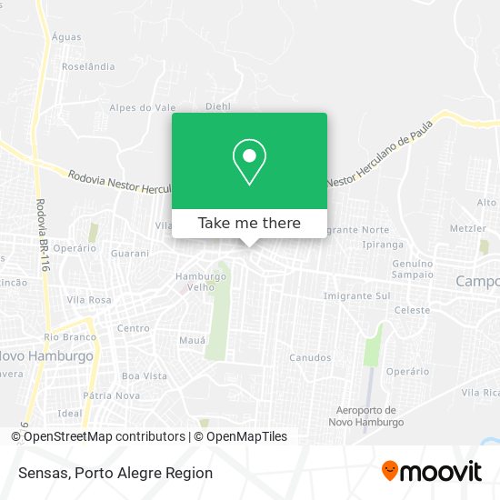 Sensas map