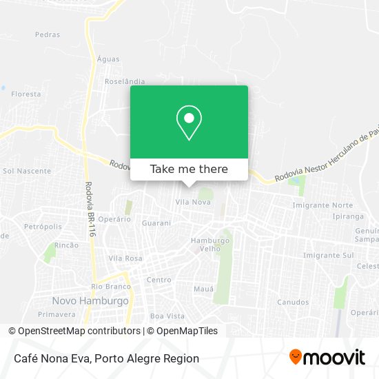 Mapa Café Nona Eva