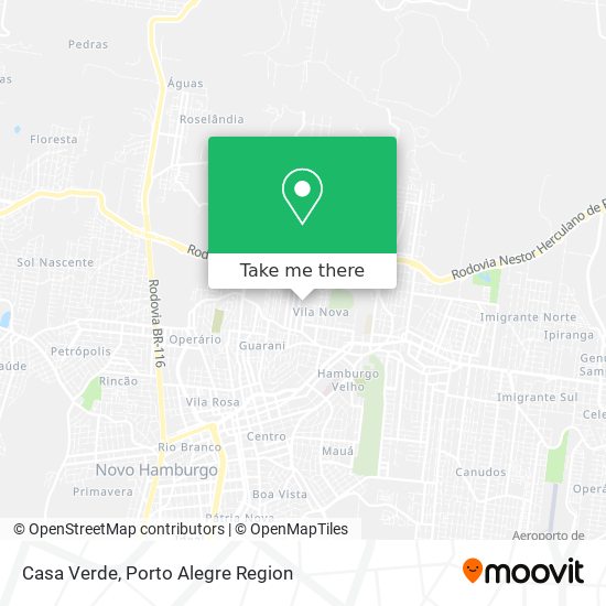 Mapa Casa Verde