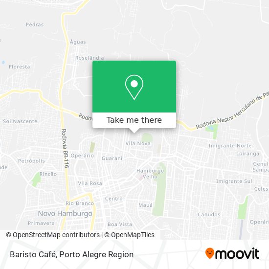 Baristo Café map