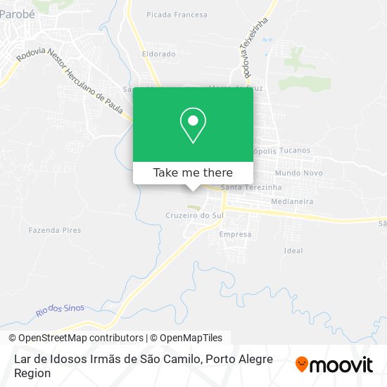 Lar de Idosos Irmãs de São Camilo map