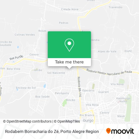 Rodabem Borracharia do Zé map