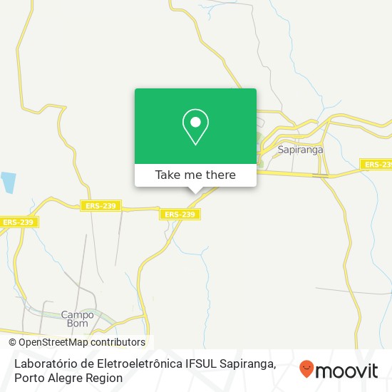 Laboratório de Eletroeletrônica IFSUL Sapiranga map