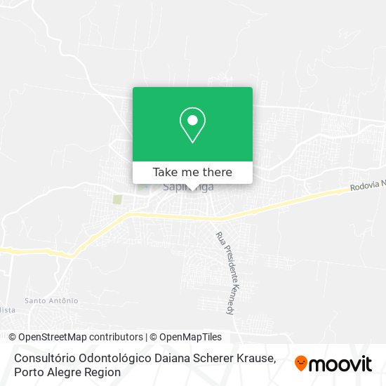 Mapa Consultório Odontológico Daiana Scherer Krause