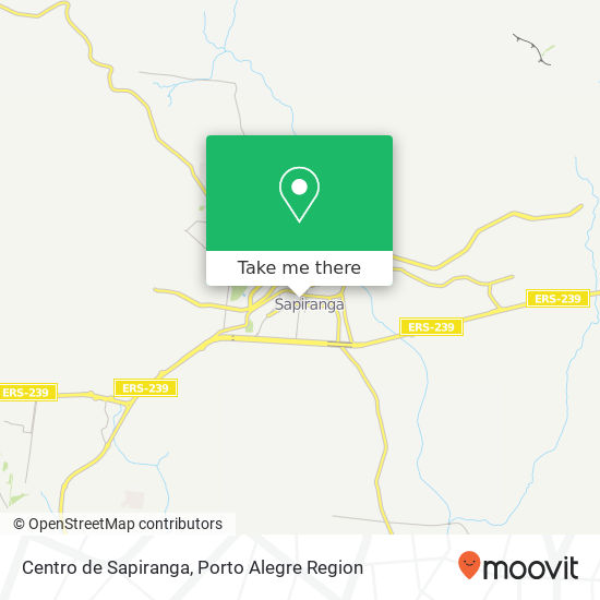 Centro de Sapiranga map