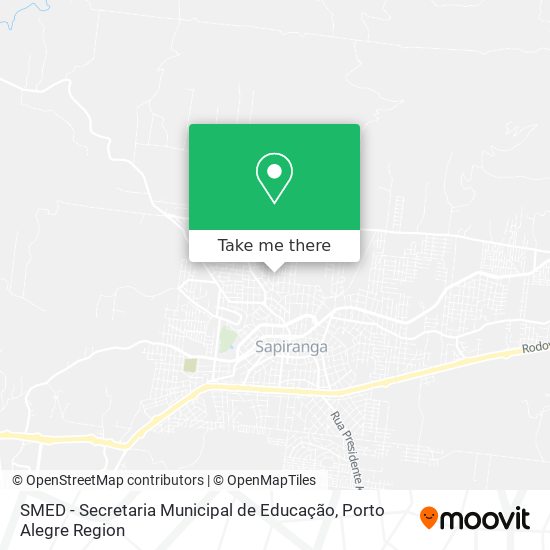 SMED - Secretaria Municipal de Educação map