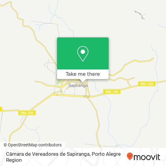 Câmara de Vereadores de Sapiranga map