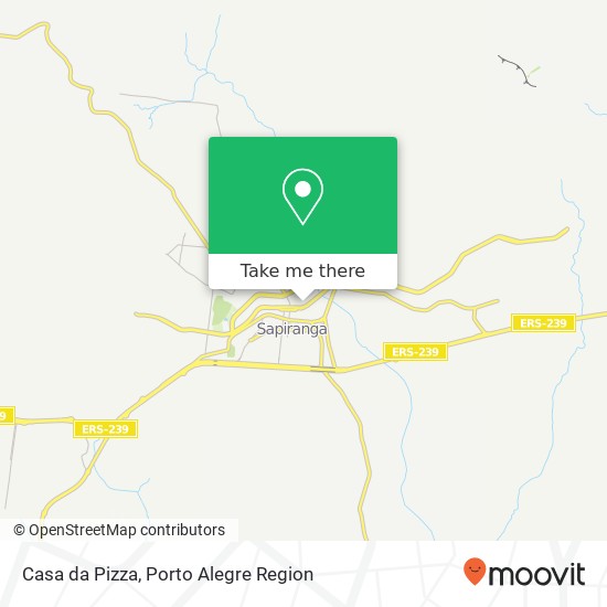 Mapa Casa da Pizza