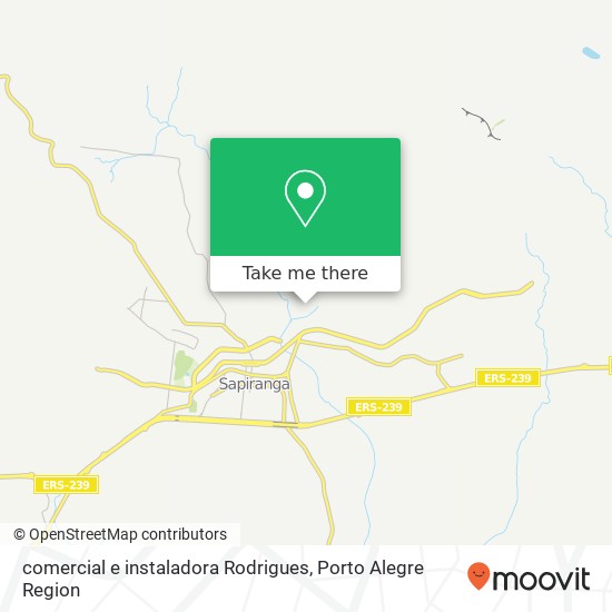 comercial e instaladora Rodrigues map