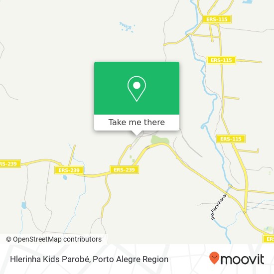 Hlerinha Kids Parobé map