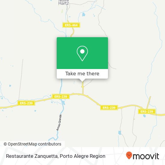 Mapa Restaurante Zanquetta