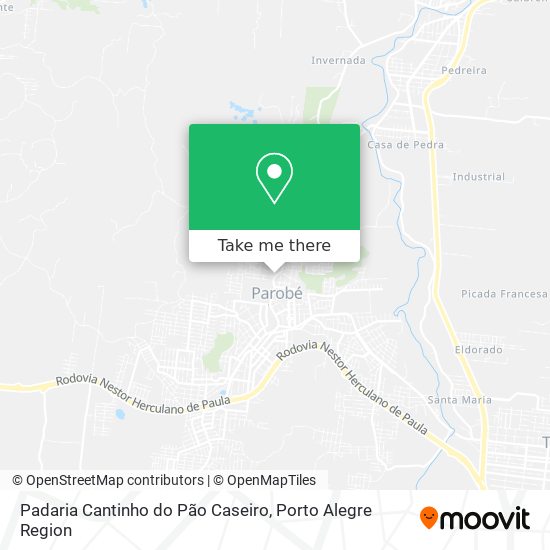 Padaria Cantinho do Pão Caseiro map