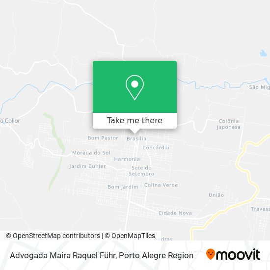 Advogada Maira Raquel Führ map