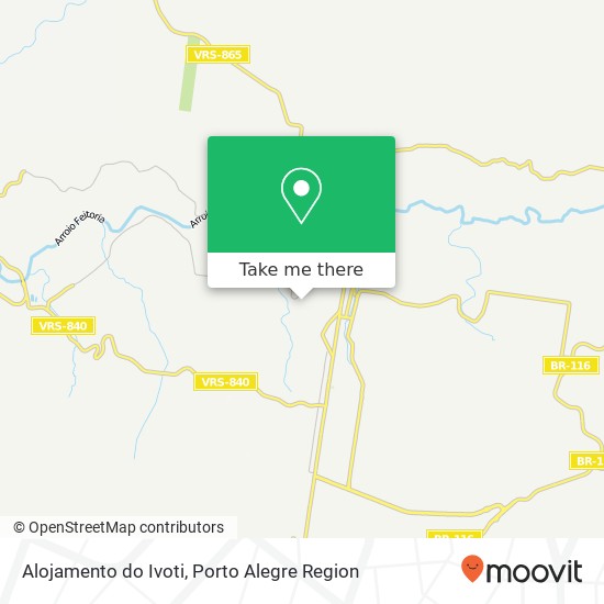 Alojamento do Ivoti map