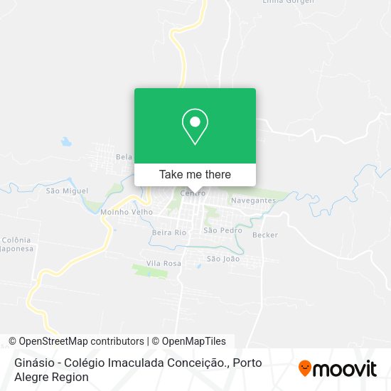 Ginásio - Colégio Imaculada Conceição. map