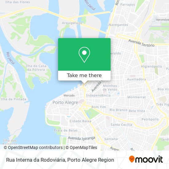 Rua Interna da Rodoviária map