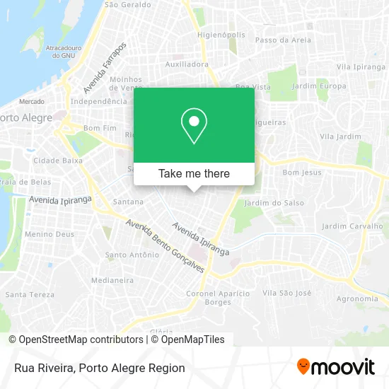 Rua Riveira map