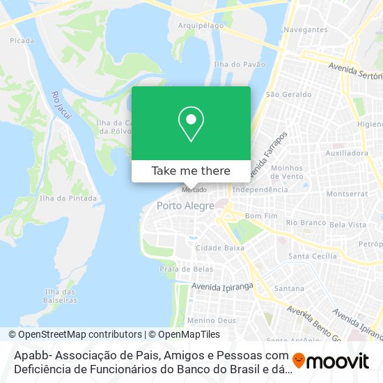 Apabb- Associação de Pais, Amigos e Pessoas com Deficiência de Funcionários do Banco do Brasil e dá map