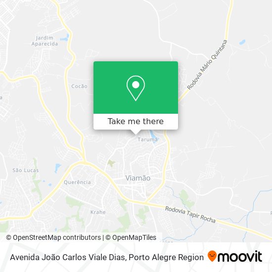 Mapa Avenida João Carlos Viale Dias