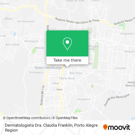 Dermatologista Dra. Claudia Franklin map