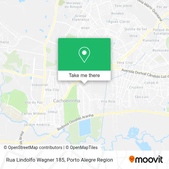 Rua Lindolfo Wagner 185 map
