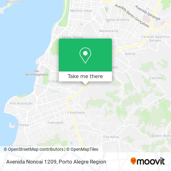 Avenida Nonoai 1209 map