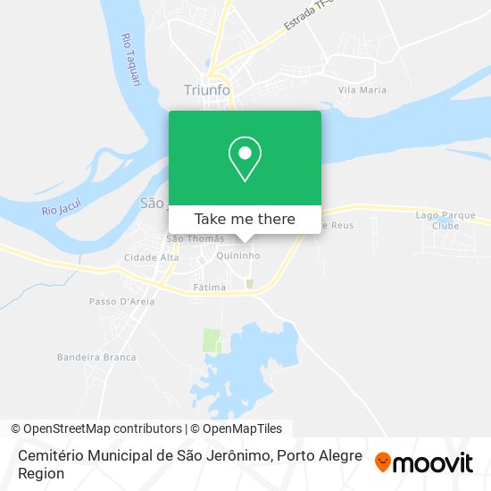 Cemitério Municipal de São Jerônimo map