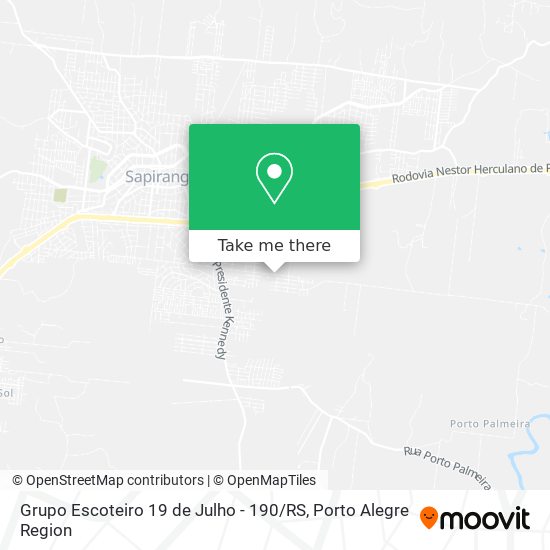Grupo Escoteiro 19 de Julho - 190 / RS map