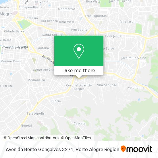 Avenida Bento Gonçalves 3271 map