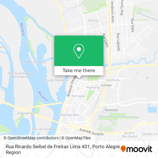 Mapa Rua Ricardo Seibel de Freitas Lima 401
